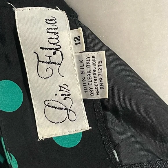 Liz Elana 12 Strapless 100% Silk Fit and Flare - Picture 2 of 5